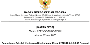 Pendaftaran Sekolah Kedinasan Dibuka Mulai 29 Juni 2025 Untuk 3.252 Formasi