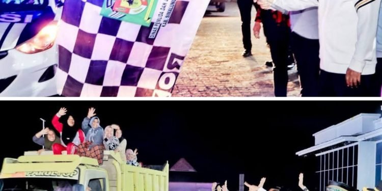 Meriahkan Hari Raya Idul Adha 1446 H, Bupati Simalungun Lepas Peserta Takbir Keliling di Halaman Kantor Bupati