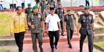 Bupati Simalungun Anton Saragih Hadiri Sertijab Danyonif 122/TS