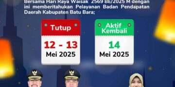 Bapenda Kabupaten Batu Bara Umumkan Cuti Bersama dalam Menyambut Hari Raya  Waisak