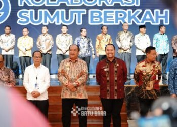 Bupati Batu Bara Hadiri Penyaluran DBH Pemprov Sumut Oleh Gubsu Boby Nasution