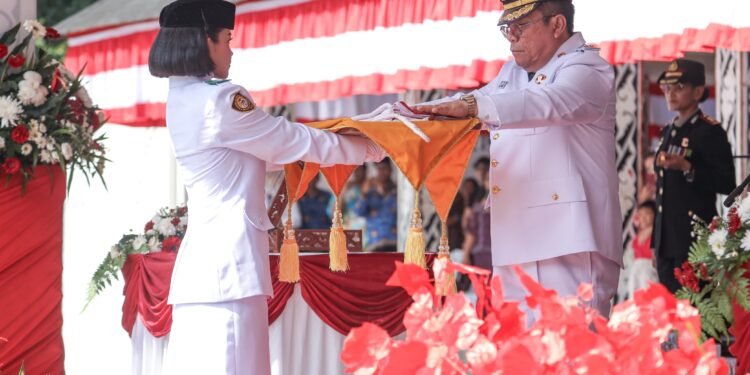 Wesly Silalahi Bertindak Sebagai Inspektur Upacara Peringatan Detik-detik Proklamasi Kemerdekaan Republik Indonesia (RI) ke-80 Tahun 2025