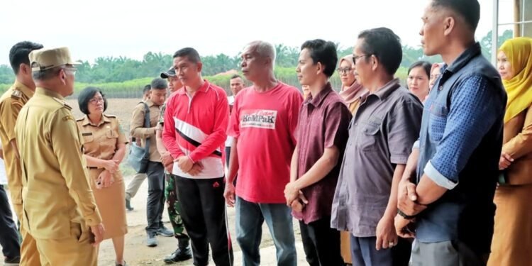 Kunker di Kecamatan Bandar Huluan, Bupati Simalungun Tinjau KDMP dan Pembangunan Ruas Jalan