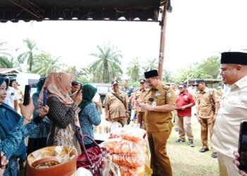 Berlayar di Datuk Tanah Datar, Bupati dan Wabup Batu Bara Ikut Cek Kesehatan Gratis