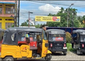 Kenderaan Roda Tiga (Bajaj) Menjadi Pusat Perbincangan Masyarakat Kota Pematangsiantar