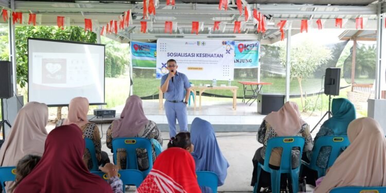 INALUM bersama Puskesmas Sei Suka Lakukan Sosialisasi PHBS kepada Warga Desa Kuala Tanjung