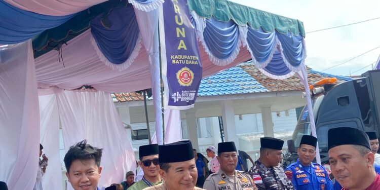 Sambut Bulan Bakti ke-65 Karang Taruna Kabupaten Batu Bara Beri Bantuan dan Gelar Tausiah Agama