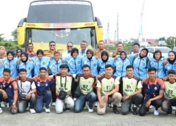 Pemkab Simalungun Lepas Tim Bola Voli Putra-Putri ke Kejuaraan Provinsi Sumatera Utara 2025