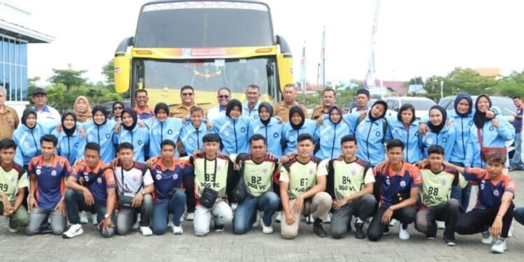 Pemkab Simalungun Lepas Tim Bola Voli Putra-Putri ke Kejuaraan Provinsi Sumatera Utara 2025