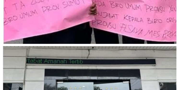 Aksi Damai di Kejatisu, HIPMASU Desak Kejatisu Usut Dugaan Korupsi Proyek Mess Pemprov Sumut Berbiaya Rp 18 M