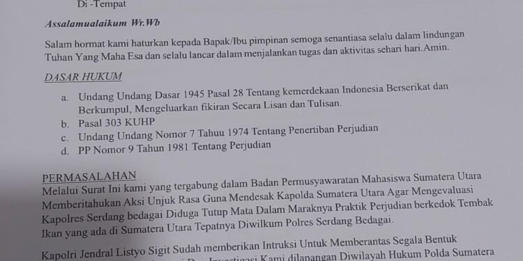 Polres Serdang Bedagai Bakal Didemo Soal Maraknya Praktik Perjudian Tembak Ikan