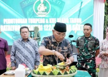 Hadiri HUT Yonif 122/TS: Bupati Simalungun Harapkan untuk Tetap Solid, Kuat, dan Memberikan Pelayanan Terbaik Bagi Masyarakat