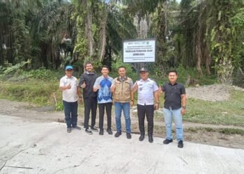 Melalui Program TJSL, PTPN IV Regional II Dukung Pembangunan Infrastruktur Masyarakat Simalungun