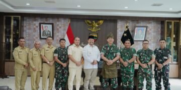 Perkuat Kolaborasi dan Sinergi antar Pemkab dan TNI, Bupati dan Wakil Bupati Batu Bara Audiensi dengan Pangdam I/BB