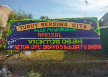 Ketua Bravo Lima Kabupaten Batu Bara Viktor OS.SH ucapkan Turut Berduka Cita Atas meninggalnya Asrizal,Uong Fee