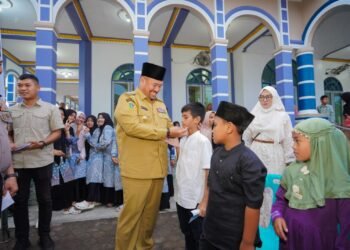 Pererat Silaturahmi, Bupati Baharuddin Safari Ramadhan ke – 6 di Desa Sei Balai
