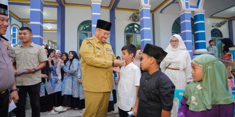 Pererat Silaturahmi, Bupati Baharuddin Safari Ramadhan ke – 6 di Desa Sei Balai
