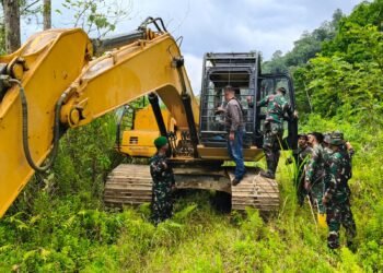 Operasi Dini Hari di Madina, Tim Gabungan TNI Polri Sita 6 Excavator di Lokasi Tambang Ilegal