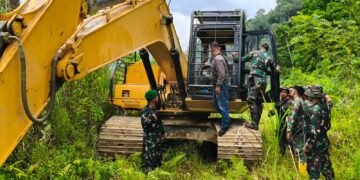 Operasi Dini Hari di Madina, Tim Gabungan TNI Polri Sita 6 Excavator di Lokasi Tambang Ilegal