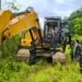 Operasi Dini Hari di Madina, Tim Gabungan TNI Polri Sita 6 Excavator di Lokasi Tambang Ilegal