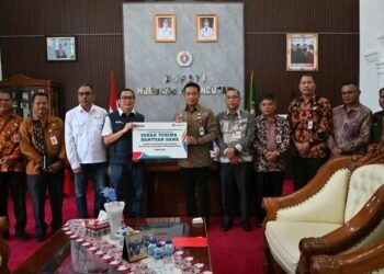 INALUM Salurkan Bantuan Rehabilitasi Gereja Terdampak Banjir di Humbang Hasundutan