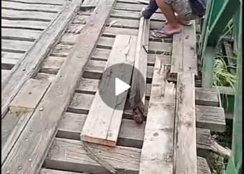 Jembatan Bukibatabuah 2 Tahun Diabaikan Jalur Lintas Padang Riau, Bupati Agam Diduga Tutup Mata