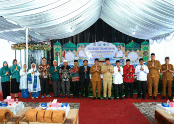 Walkot Siantar Diwakili Asisten Zainal Buka MTQN Kecamatan Siantar Utara dengan Pukulan Beduk