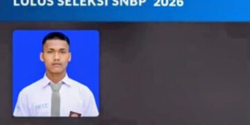 Putra Pamalian Hudopanauli Lulus SNBP 2026, Harapan Baru Masa Depan dari Pelosok Tapanuli Tengah