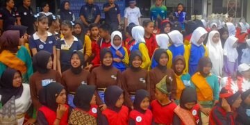 Lomba Senam Anak Indonesia Hebat dan Senam Kreasi Batu Bara Digelar di Tanjung Tiram