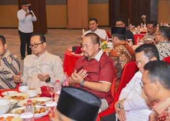Bupati Batu Bara Hadiri Halalbihalal Yayasan Gerakan Sumut Bergiat dan IKA MSP FISIP USU