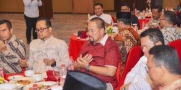 Bupati Batu Bara Hadiri Halalbihalal Yayasan Gerakan Sumut Bergiat dan IKA MSP FISIP USU