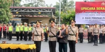 Kapolres Batu Bara Pimpin Sertijab, Kapolsek Labuhan Ruku Resmi Berganti