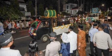 Wali Kota Wesly Lepas Pawai Takbir Hari Raya Idul Adha 1447 H