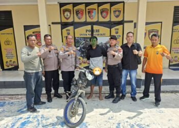Kapolsek Talawi Tangkap Terduga Pelaku Curanmor, Motor Korban Diamankan