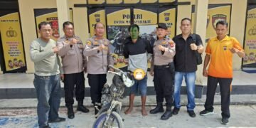 Kapolsek Talawi Tangkap Terduga Pelaku Curanmor, Motor Korban Diamankan