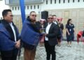 Wali Kota Pematangsiantar Wesly Silalahi Menghadiri Acara Akad Massal KPR Subsidi Perumahan Manutur Indah Simarimbun