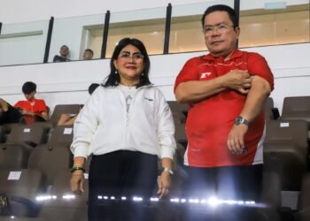 Wali Kota Wesly dan Ny Liswati Saksikan Langsung Kemenangan Timnas U19 Indonesia di Stadion Utama Sumut