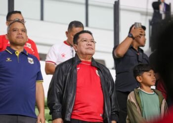 Wali Kota Wesly Saksikan Pertandingan Semifinal Piala AFF U-19 2026 Indonesia vs Australia