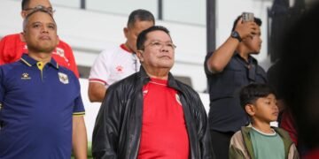 Wali Kota Wesly Saksikan Pertandingan Semifinal Piala AFF U-19 2026 Indonesia vs Australia