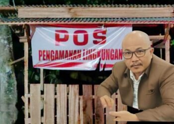 Resahkan Pengguna Jalan, Pos Kamling di Desa Sifalaete Tabaloho Disebut “Ilegal”