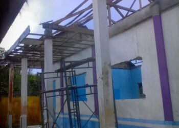 Diduga Proyek Rehab Berat “Siluman” di SMAN 1 Tanjung Tiram, Pekerjaan Berlangsung Tanpa Papan Informasi