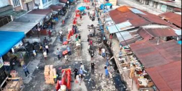 Penanganan Pasar Dwikora Pasca Terbakar; Bantuan Tahap 1 Sudah Disalurkan, Proses Pembangunan Area Kios Dipersiapkan