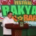 Wali Kota Wesly Pukul Gong Tanda Dibukanya Festival Rakyat dan Nobar Bola Gembira