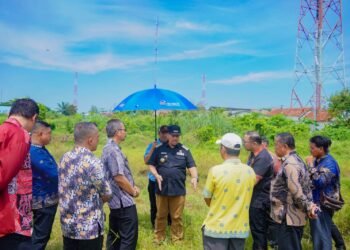 Bupati Batu Bara Tinjau Lokasi Pembangunan Sekolah Rakyat di Kecamatan Lima Puluh