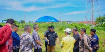Bupati Batu Bara Tinjau Lokasi Pembangunan Sekolah Rakyat di Kecamatan Lima Puluh