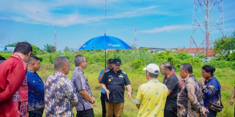 Bupati Batu Bara Tinjau Lokasi Pembangunan Sekolah Rakyat di Kecamatan Lima Puluh