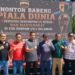 Satukan Rasa Kebersamaan Dandenpom I/5 Medan, Gelar Nobar Piala Dunia Bersama Masyarakat Belawan