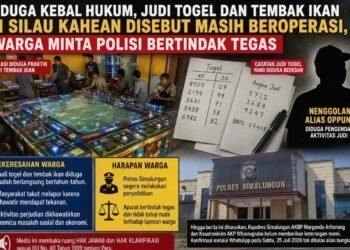 Diduga Kebal Hukum, Judi Togel dan Tembak Ikan di Silau Kahean Disebut Masih Beroperasi, Warga Minta Polisi Bertindak Tegas