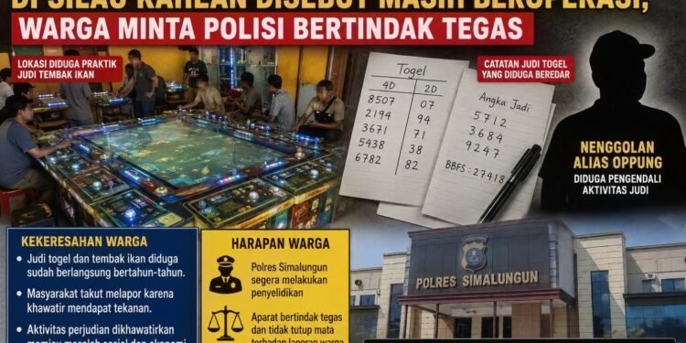Diduga Kebal Hukum, Judi Togel dan Tembak Ikan di Silau Kahean Disebut Masih Beroperasi, Warga Minta Polisi Bertindak Tegas