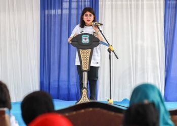 Ketua TP PKK Ny Liswati Hadiri dan Tinjau Gebyar IVA Test Kota Pematangsiantar